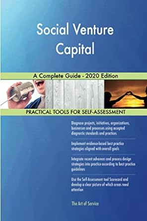 social venture capital a complete guide 2020 edition 1st edition gerardus blokdyk 1867331039, 978-1867331032