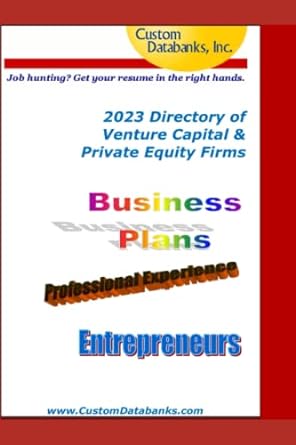 2023 directory of venture capital and private equity firms job hunting get your resume in the right hands 1st