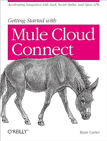 getting started with mule cloud connect accelerating integration with saas social media and open apis 1st