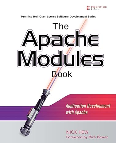 the apache modules book application development with apache 1st edition nick kew 0132409674, 978-0132409674