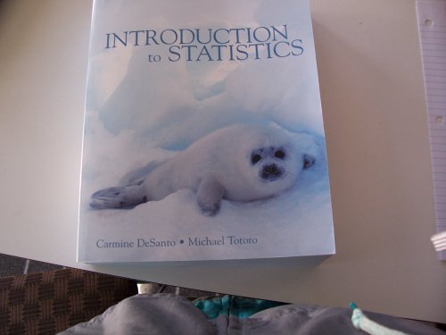 introduction to statistics 7th edition michael totoro , carmine desanto 0536836124, 9780536836120