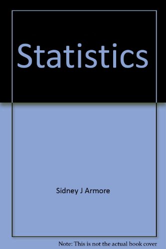 statistics a conceptual approach 1st edition sidney j armore 0675087309, 9780675087308
