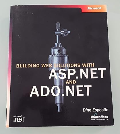 building web solutions with asp net and ado net 1st edition dino esposito 0735615780, 978-0735615786