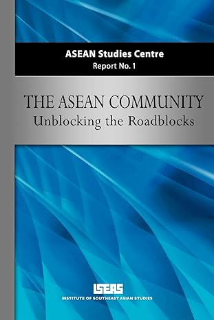 asean community unblocking the roadblocks 1st edition asc iseas 9812308431, 978-9812308436