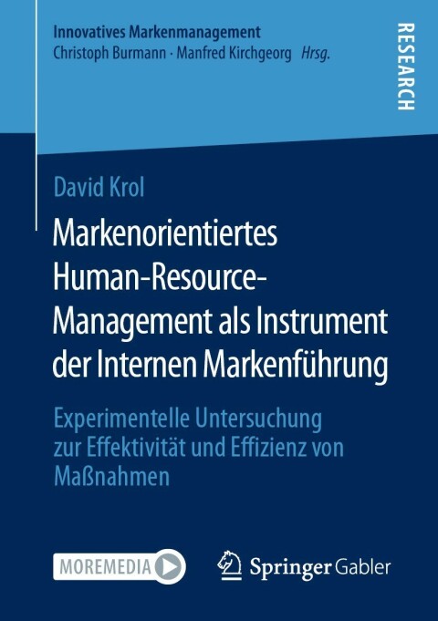 markenorientiertes human resource management als instrument der internen markenf hrung 3rd edition david krol