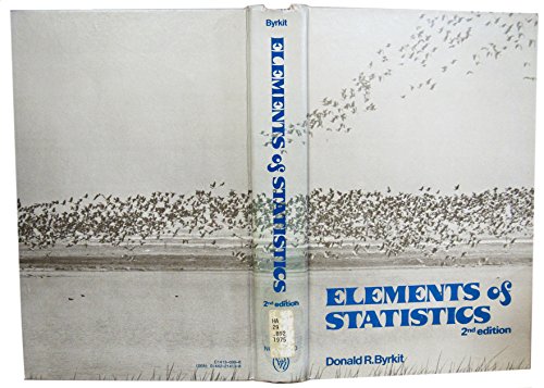 elements of statistics 2nd edition donald r byrkit 0442214138, 9780442214135