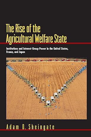 the rise of the agricultural welfare state institutions and interest group power in the united states france