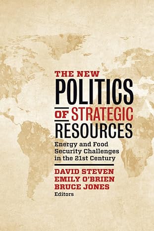 the new politics of strategic resources energy and food security challenges in the 21st century 1st edition