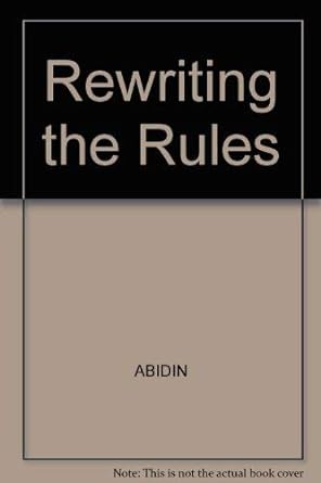 rewriting the rules 1st edition abidin 9832473225, 978-9832473220