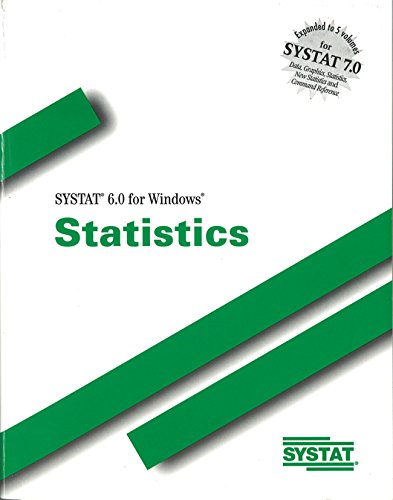 statistics systat 6 for windows 1st edition inc. spss 0136543529, 9780136543527