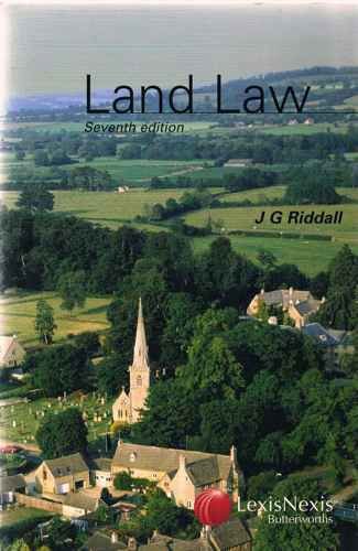 land law 7th edition j g riddall 0406967431, 9780406967435