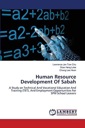 human resource development of sabah a study on technical and vocational education and training and employment