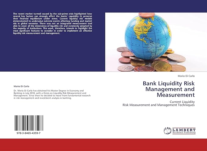 bank liquidity risk management and measurement current liquidity risk measurement and management techniques