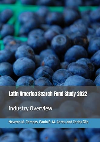 latin america search fund study 2022 industry overview 1st edition newton m. campos ,paulo r. m. abreu