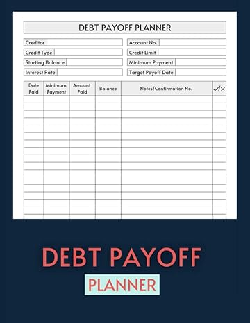 debt payoff planner simple debt payoff tracker for budgeting and money management debt tracker with checklist