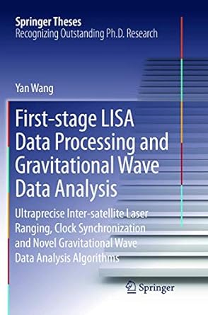 first stage lisa data processing and gravitational wave data analysis ultraprecise inter satellite laser