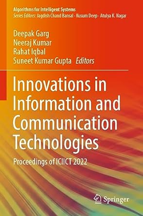 innovations in information and communication technologies proceedings of iciict  2022 1st edition deepak garg