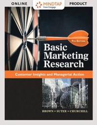 basic marketing research 9th edition brown/suter/churchill 133710020x, 1337100196, 9781337100205,