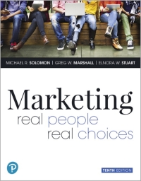 marketing real people real choices 10th edition michael r. solomon, greg w. marshall, elnora w. stuart