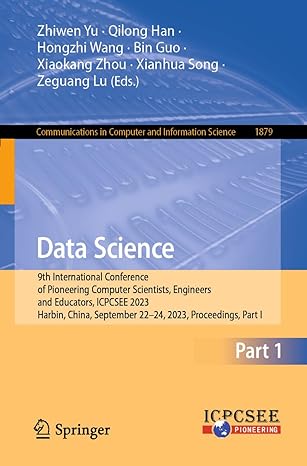 communications in computer and information science 1879 data science 9th international conference of
