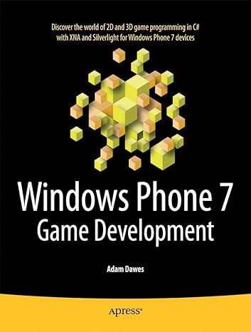 windows phone 7 game development 1st edition adam dawes 1430233060, 978-1430233060