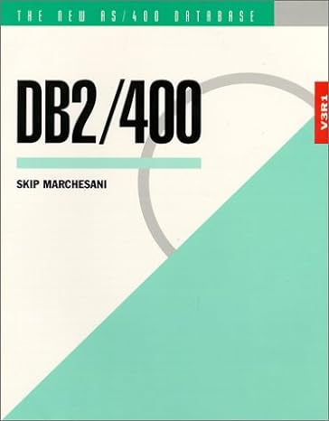 the new as 400 database db2/400 1st edition skip marchesani 1883884128, 978-1883884123
