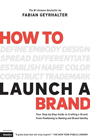 how to launch a brand your step by step guide to crafting a brand from positioning to naming and brand