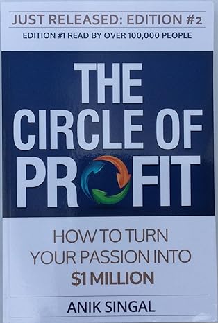 the circle of profit edition #2 how to turn your passion into $1 million 1st edition anik singal 1523693673,