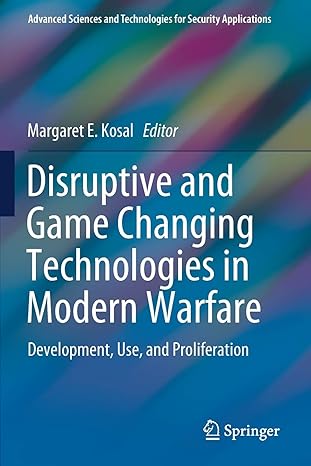 disruptive and game changing technologies in modern warfare development use and proliferation 1st edition