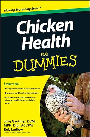 chicken health for dummies 1st edition julie gauthier ,robert t. ludlow 1118444272, 978-1118444276