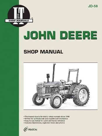 john deere shop manual 1st edition penton staff 0872884716, 978-0872884717