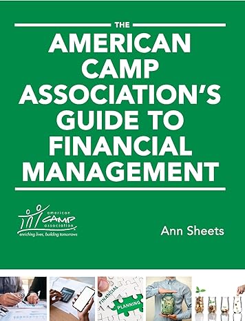the american camp association s guide to financial management 1st edition ann sheets 1606795880,