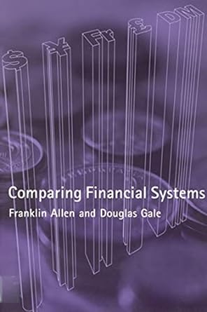 comparing financial systems 1st edition franklin allen, douglas gale 0262511258, 978-0262511254