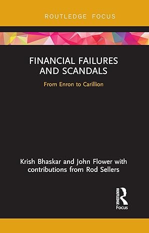 financial failures and scandals 1st edition krish bhaskar, john flower 1032475633, 978-1032475639