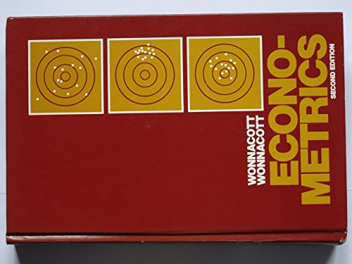 econometrics 2nd edition ronald j wonnacott , thomas h wonnacott 0471959812, 9780471959816