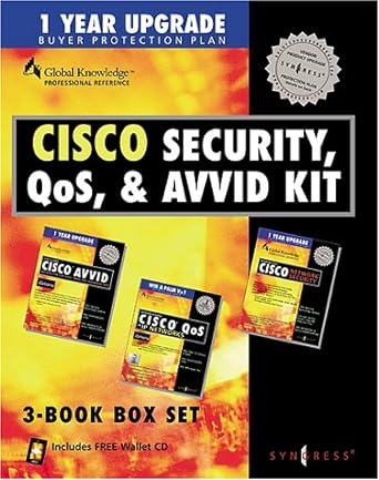 cisco security qos and avvid kit 1st edition wayne lawson 1928994490, 978-1928994497