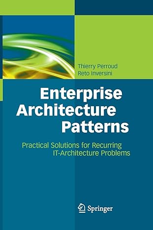 enterprise architecture patterns practical solutions for recurring it architecture problems 1st edition