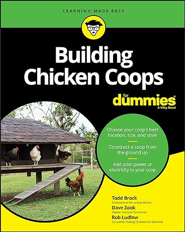 building chicken coops for dummies 1st edition todd brock ,david zook ,robert t. ludlow 1119543924,