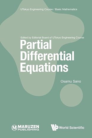 partial differential equations 1st edition osamu sano 9811271313, 978-9811271311