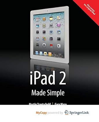 ipad 2 made simple 1st edition martin trautschold ,gary mazo ,msl made simple learning 1430234997,