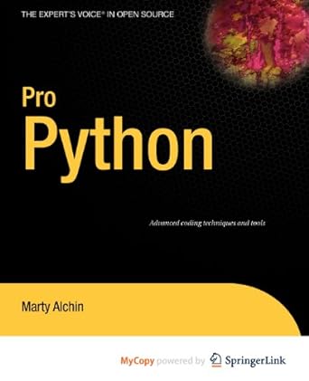 pro python 2010th edition marty alchin 1430272988, 978-1430272984