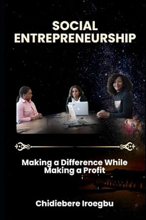 social entrepreneurship making a difference while making a profit 1st edition chidiebere iroegbu