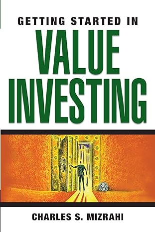 getting started in value investing 1st edition charles s. mizrahi 0470139080, 978-0470139080
