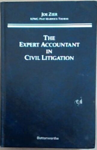 zier joe the expert accountant in civil litigation 1st edition joe zier 9780409899047
