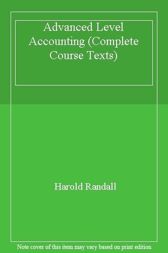 advanced level accounting 1st edition h. randall 9781870941365, 1870941365