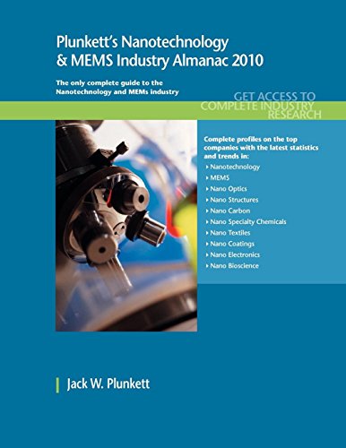 plunkett s nanotechnology and mems industry almanac 2010 nanotechnology and mems industry market research