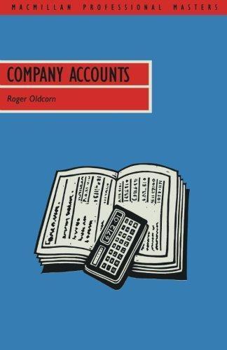 company accounts 1st edition roger oldcorn 9780333487938