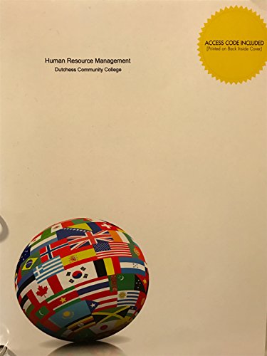 human resource management 6th edition mcg 1308508077, 9781308508078