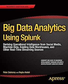big data analytics using splunk deriving operational intelligence from social media machine data existing