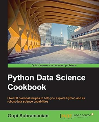 python data science cookbook over 60 practical recipes to help you explore python and its robust data science